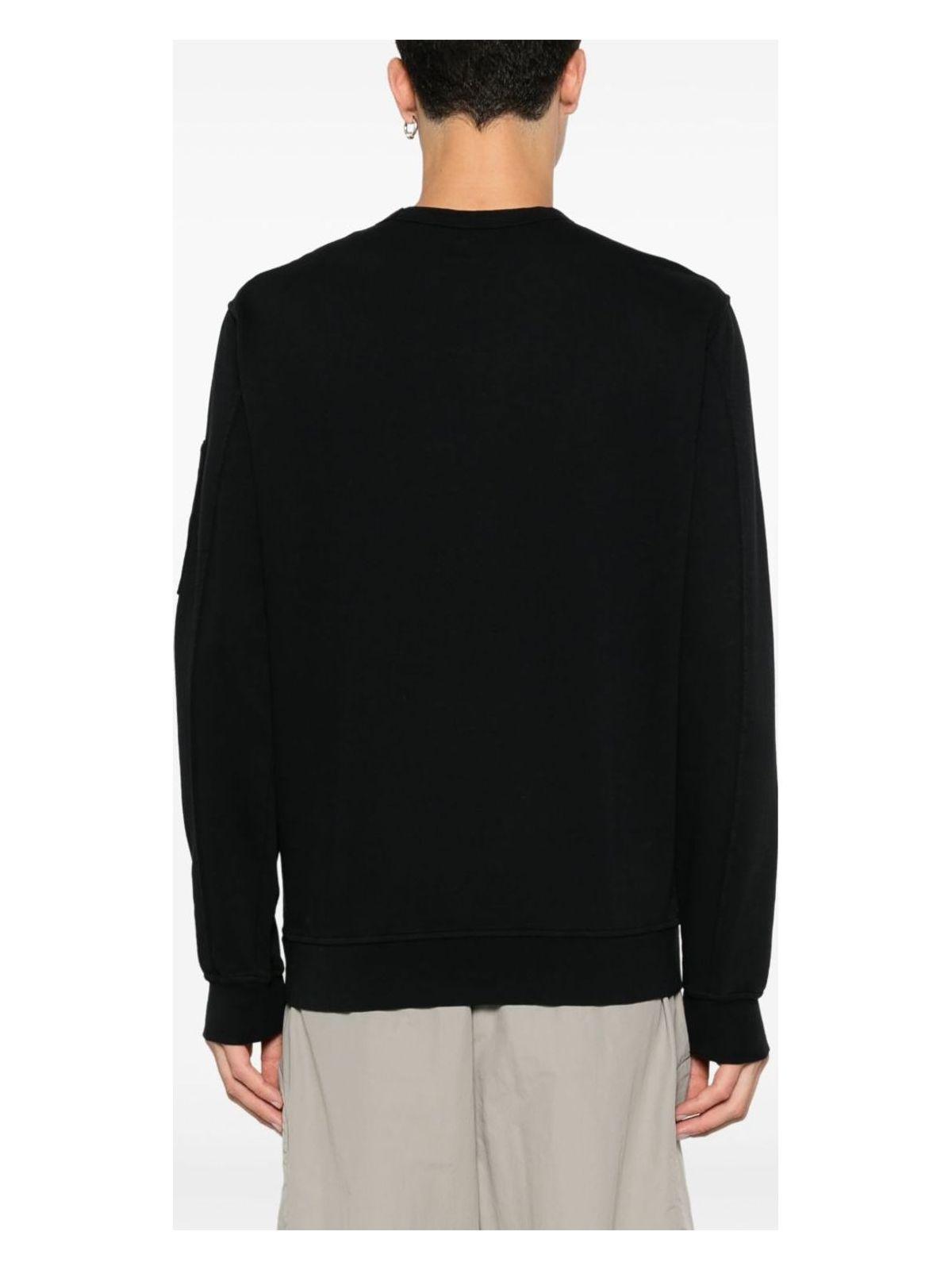 C.p. Company Black Cotton Sweatshirt