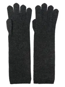 Max Mara Women's Cashmere Gloves in Grey