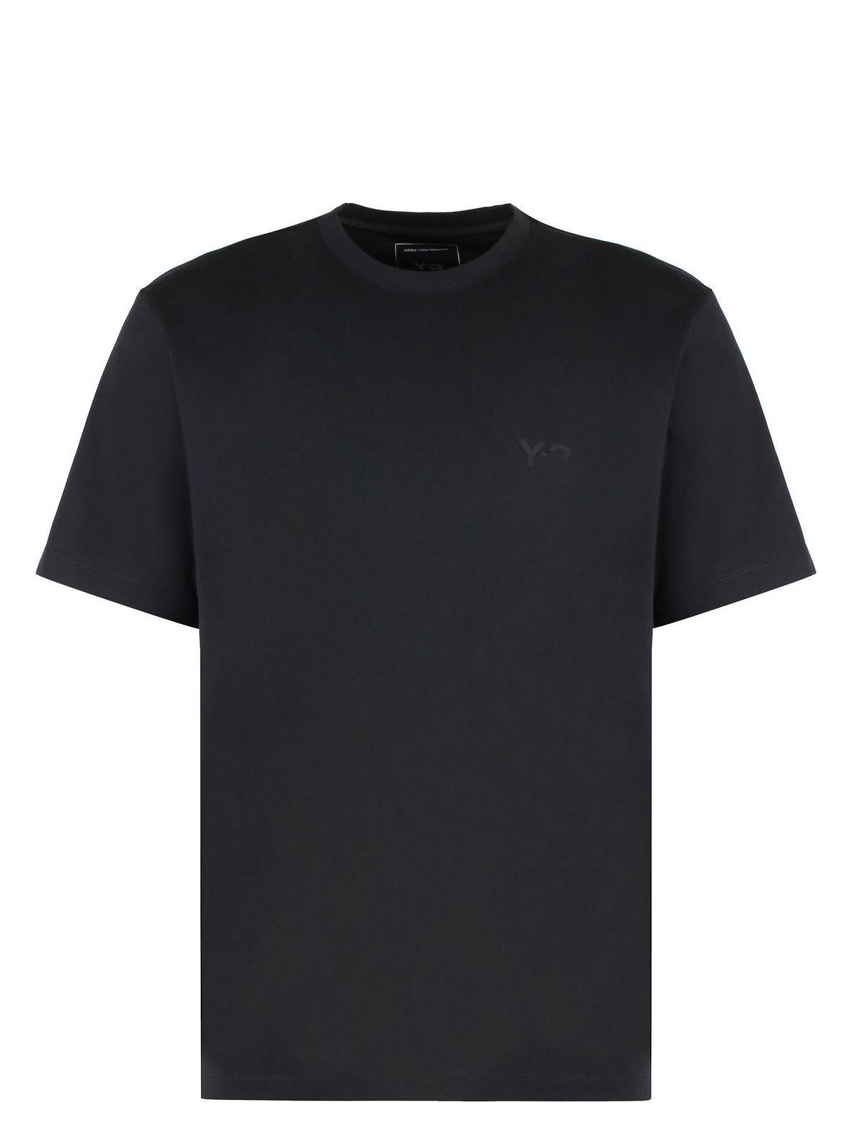 Y-3 Men's Short Sleeves T-Shirt in Black