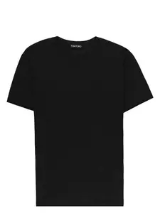 Tom Ford Men's Regular Fit T-Shirt in White, Brown, and Blue