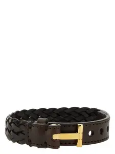 Tom Ford Men's Leather Bracelet in Brown