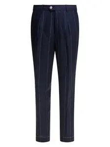 Brunello Cucinelli Men's Trousers in Blue