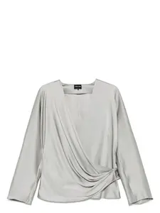 Giorgio Armani Asymmetrical Silk Shirt