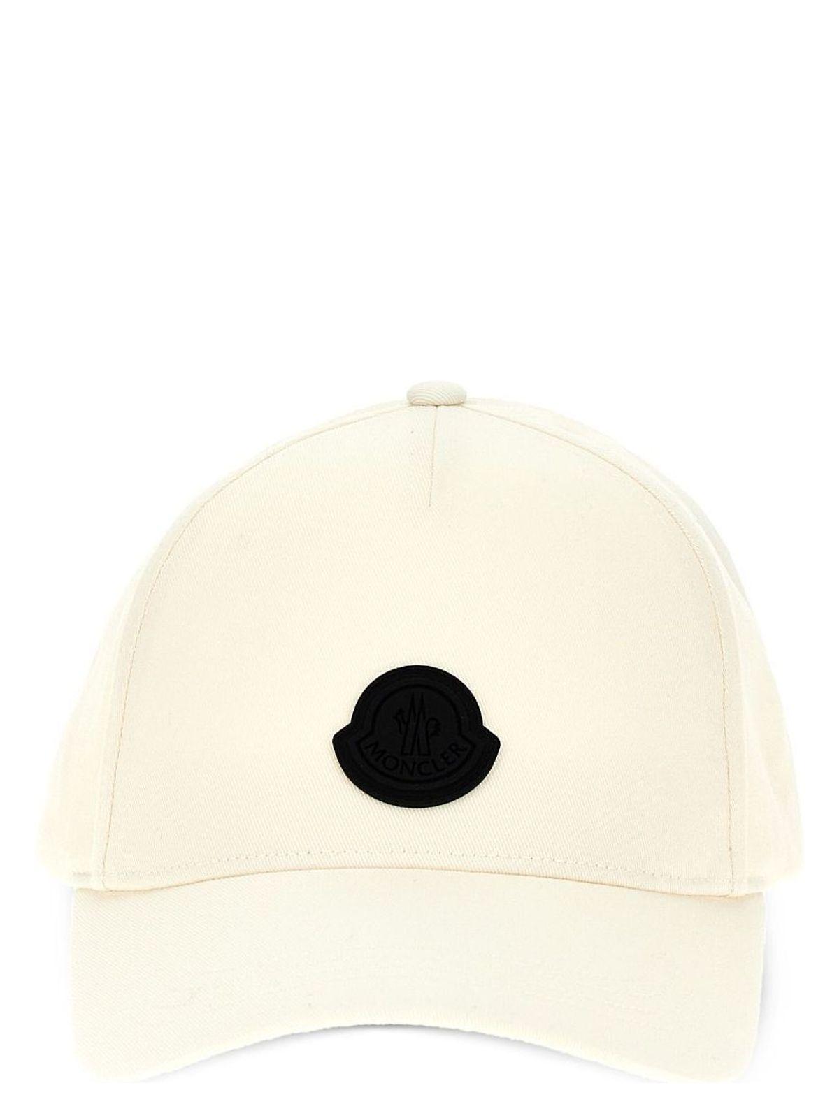 Moncler Baseball Cap in White