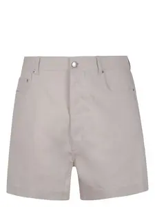 Rick Owens Men's Geth Cutoff Shorts in Grey