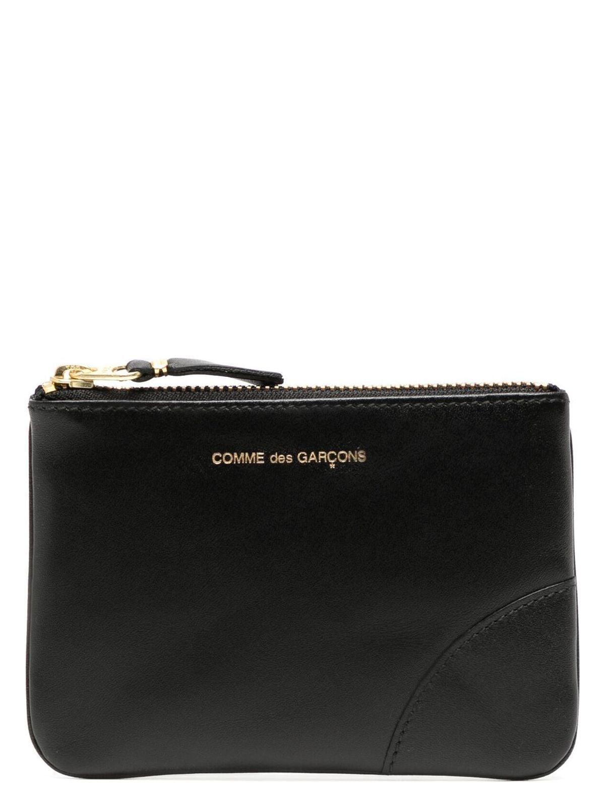 Comme Des GarÃ§ons Wallet Comme Des Garçons Wallet Classic Leather Line Wallet in Black