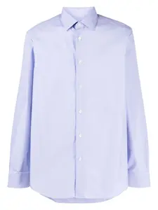 Paul Smith Men's Tailored Fit Shirt in Blue