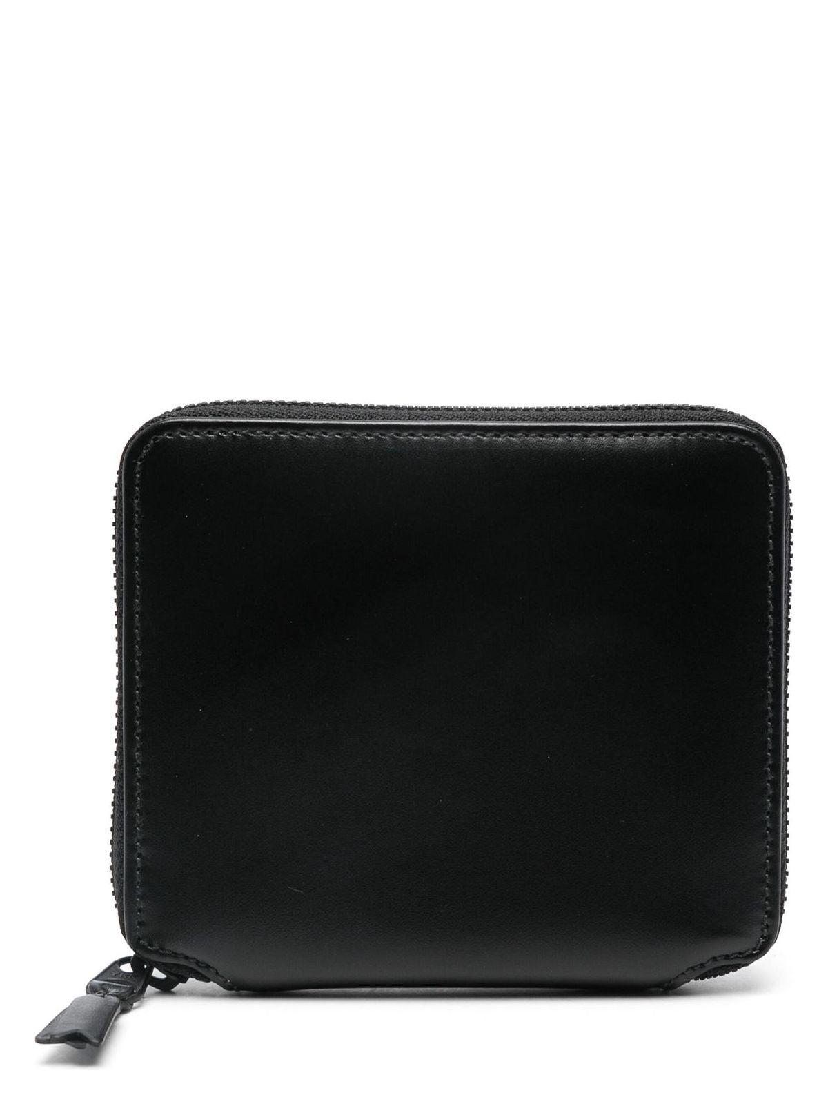 Comme Des GarÃ§ons Wallet Comme Des Garçons Wallet Classic Leather Line Wallet in Black