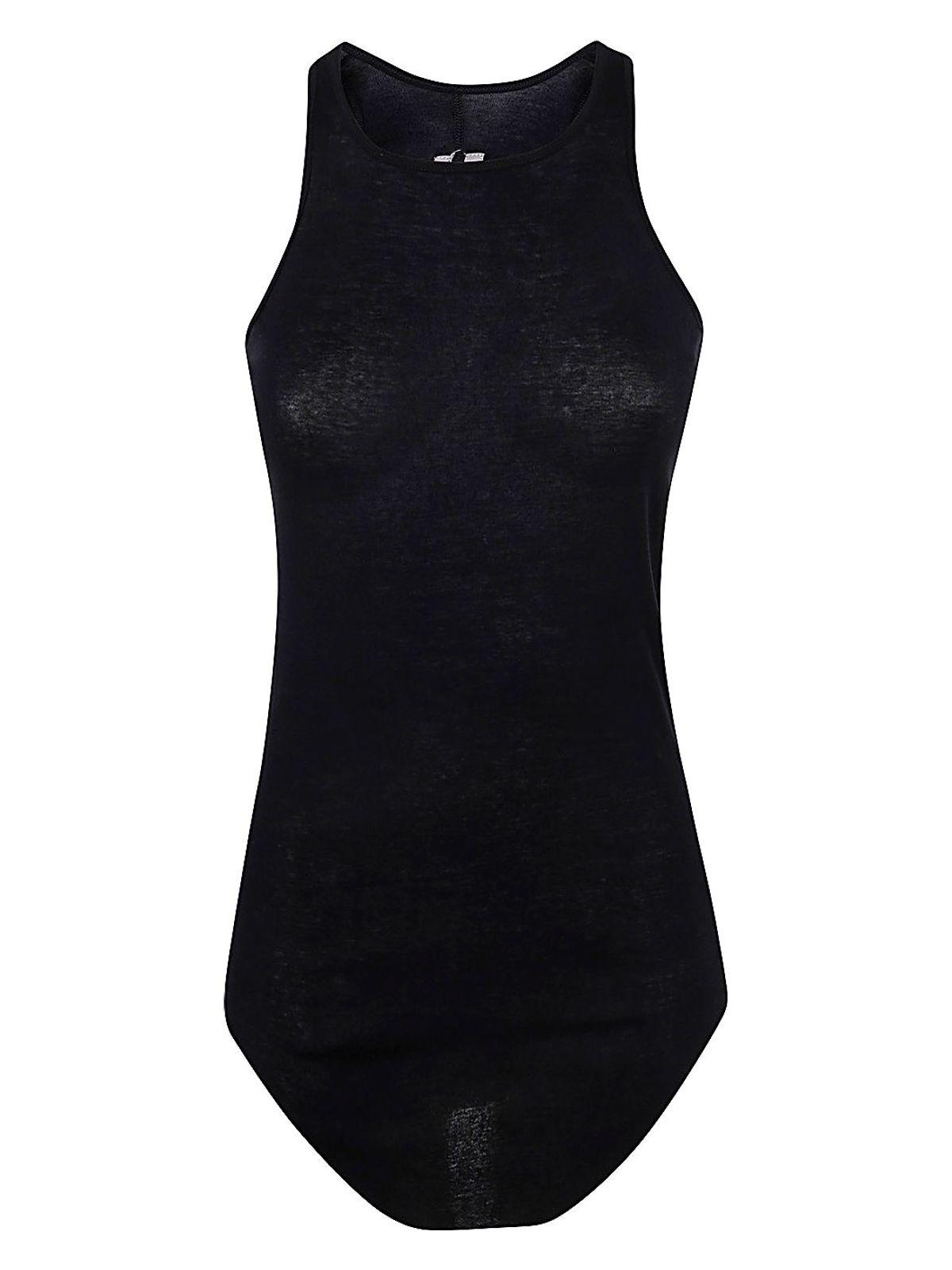 Rick Owens Women's Basic Rib Tank Top in Black