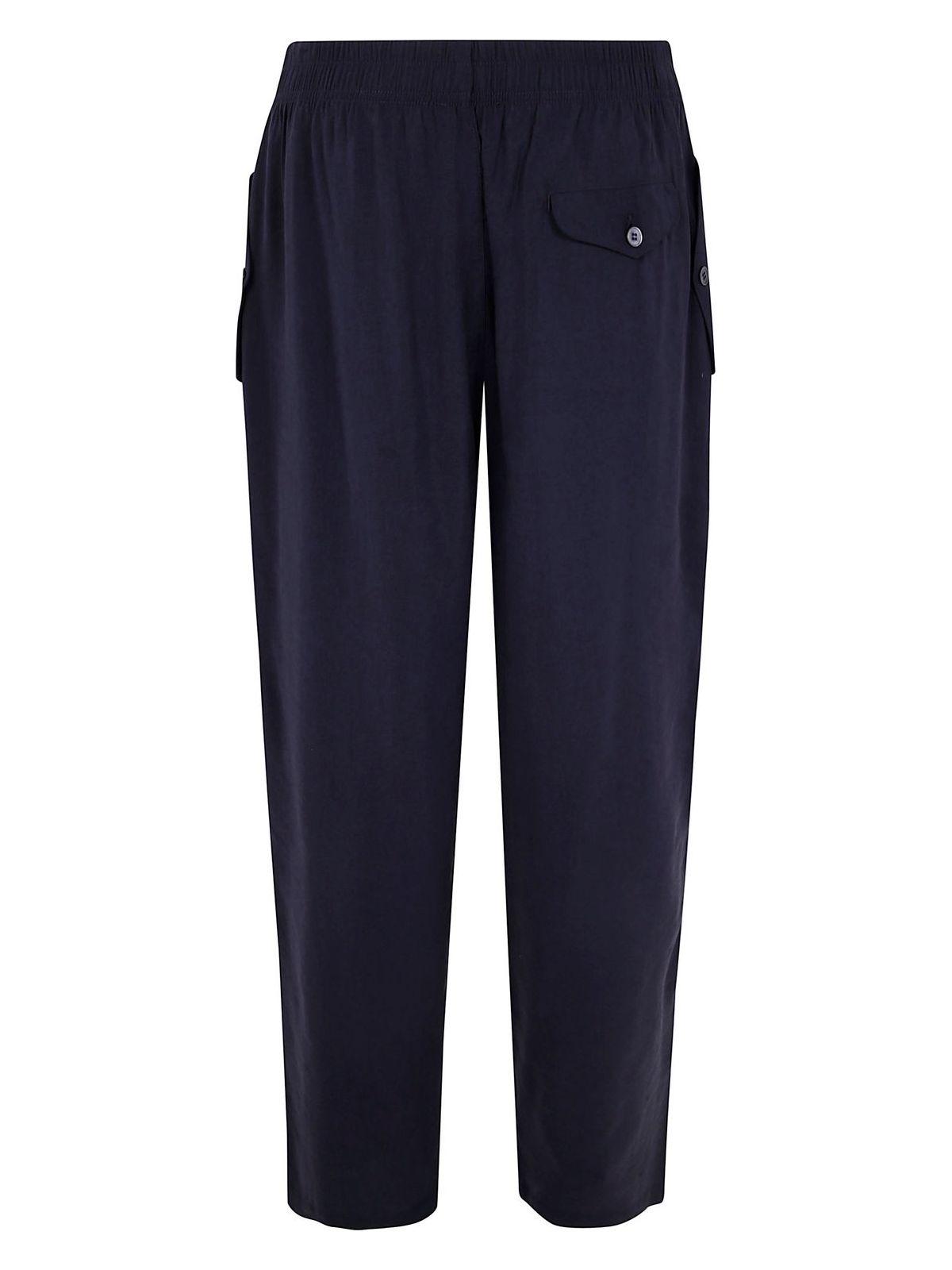Emporio Armani Men's Trousers in Blue
