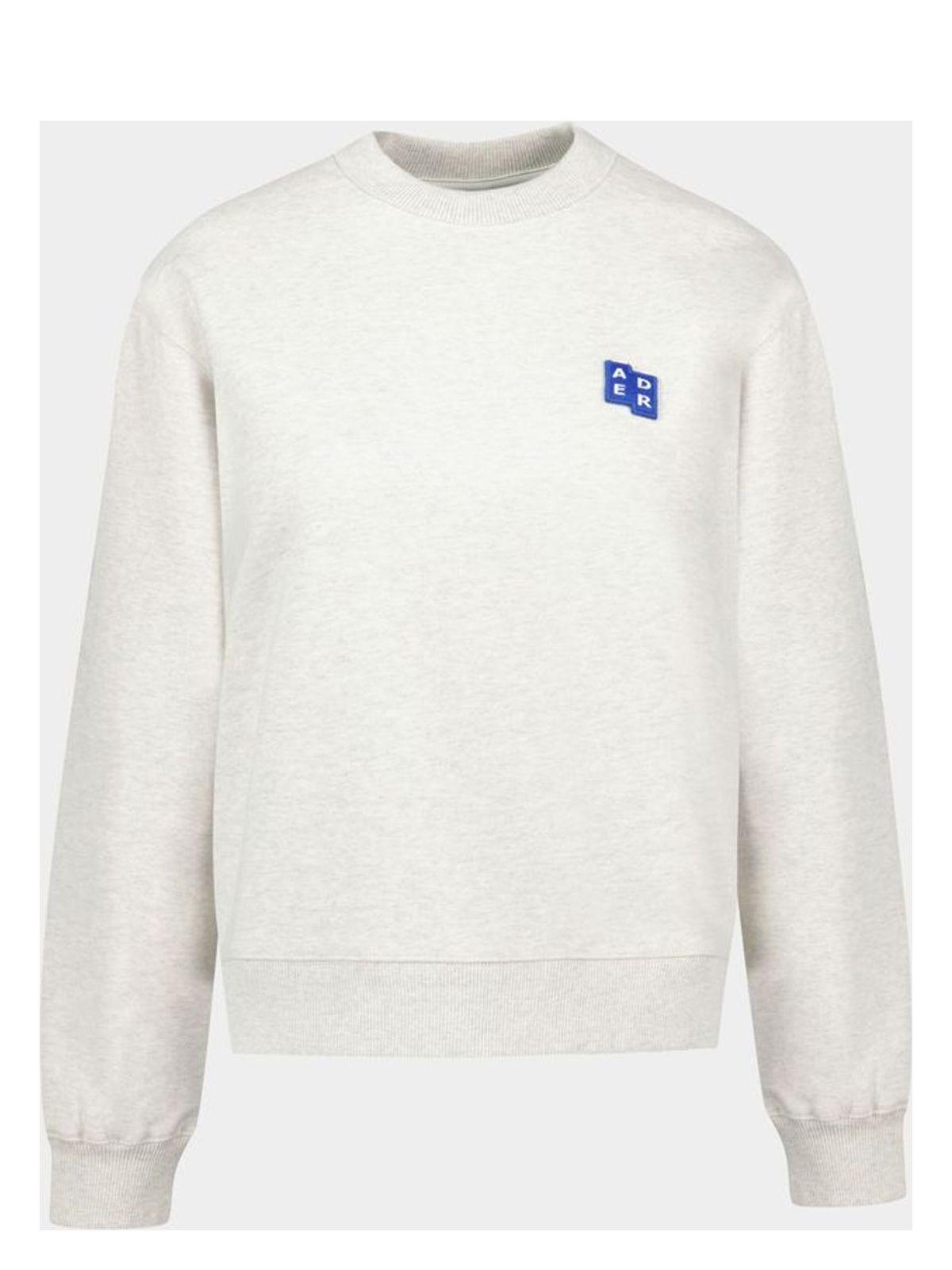 Adererror 01 Trouser Tag Sweatshirt in Beige