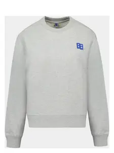 Adererror 01 Trouser Tag Sweatshirt in Grey