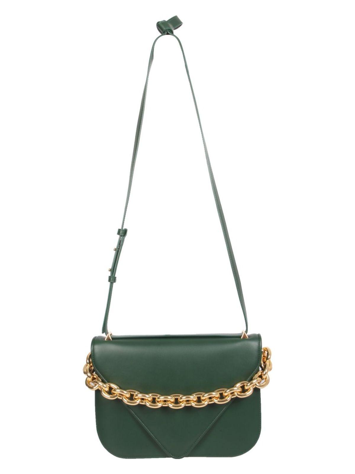 Bottega Veneta Women's Mount Leather Bag in Green