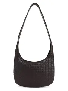 Bottega Veneta Men's Veneto Leather Crossbody Bag in Brown | 826877V5KD0 Color 2145