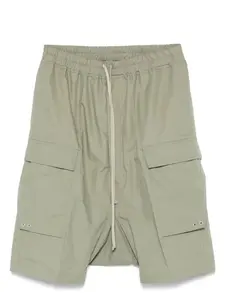 Men's Rick Owens Pods Cargo Shorts in Green