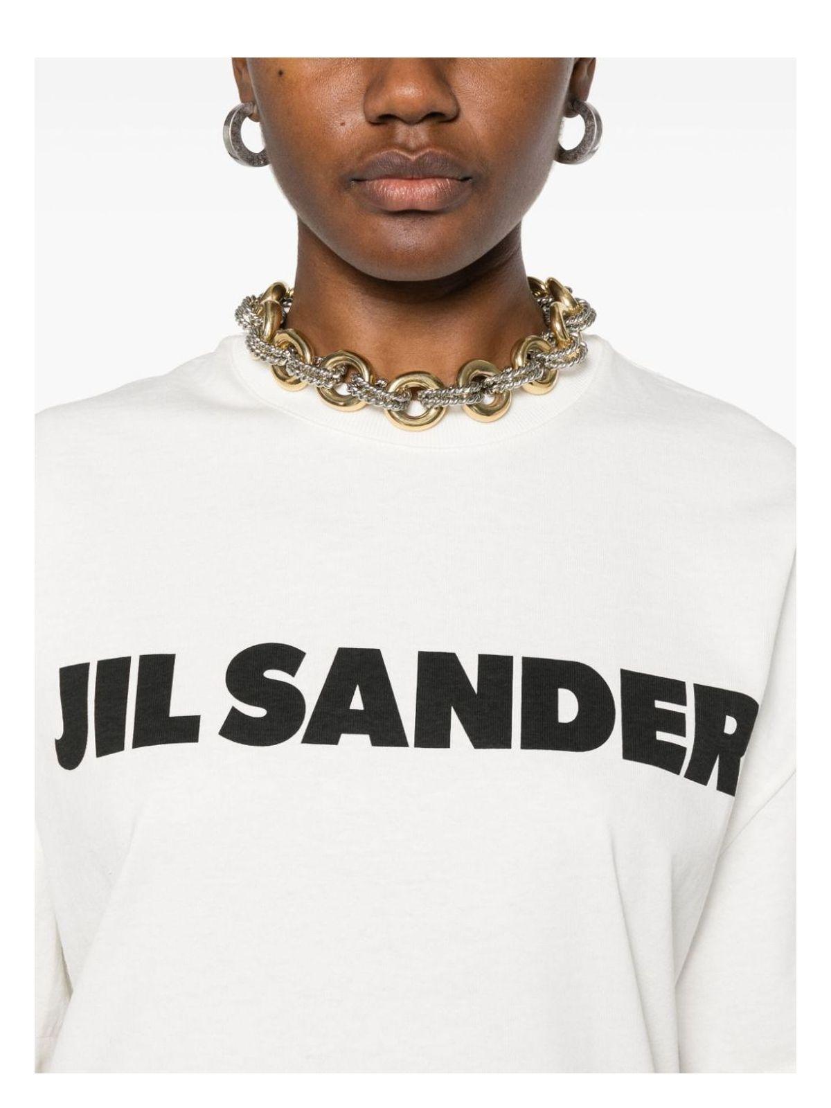 Jil Sander Women's Logo T-Shirt in Porcelain