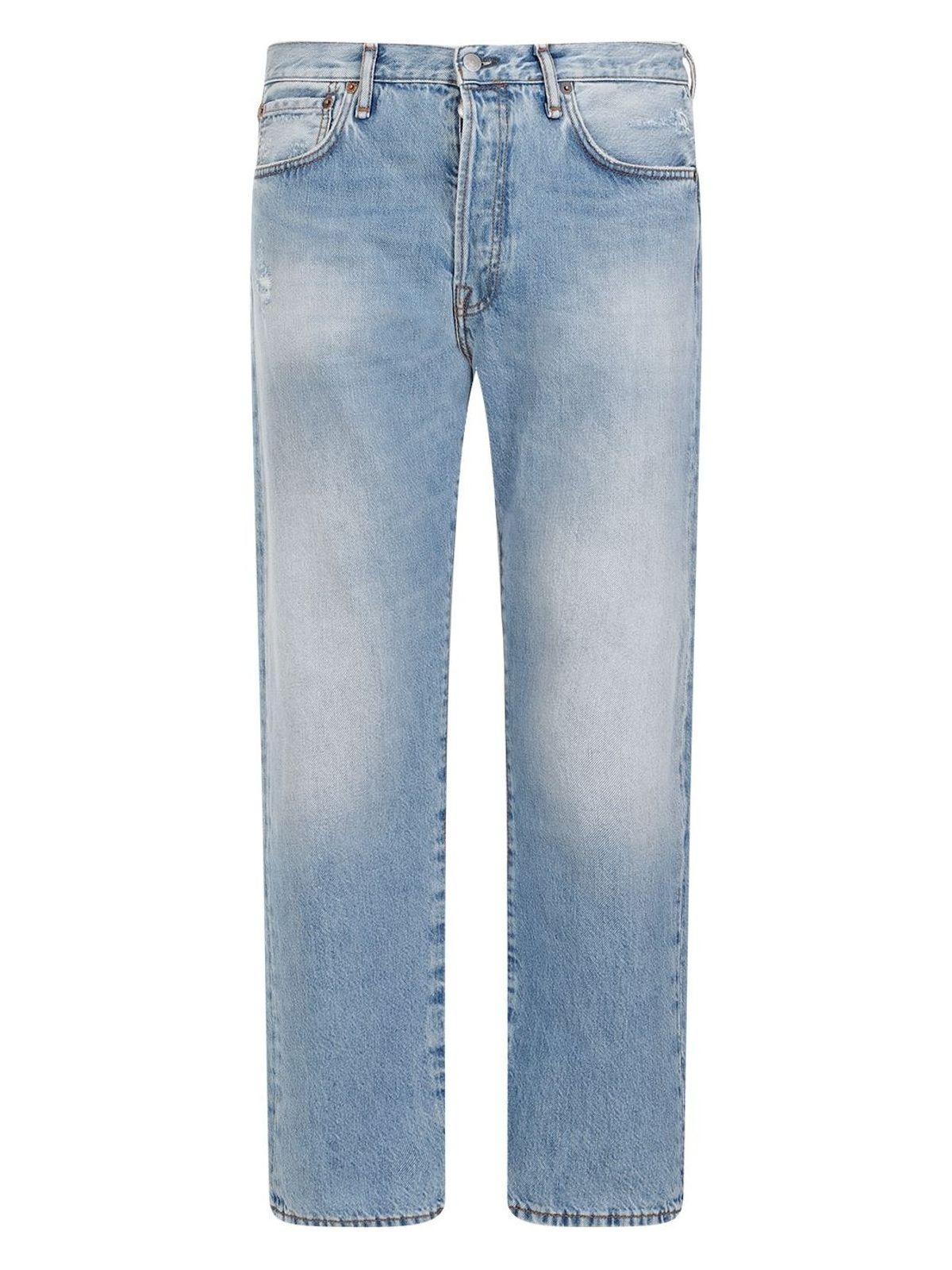 Acne Studios Men's 100% Cotton Denim Jeans in Blue