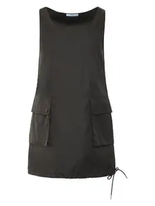 Prada Women's Re-Nylon Dress in Black