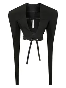 Rick Owens Women's T-Shirt Tight Top in Black