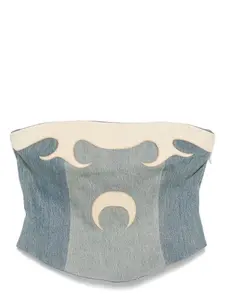 Women's Marine Serre Regenerated Top in Denim