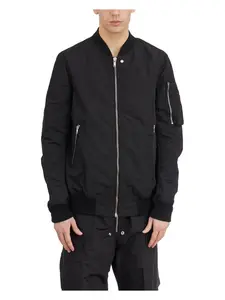 Rick Owens Men's Flight Bomber Jacket in Black
