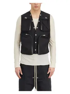 Rick Owens Men's Cargo Vest Black