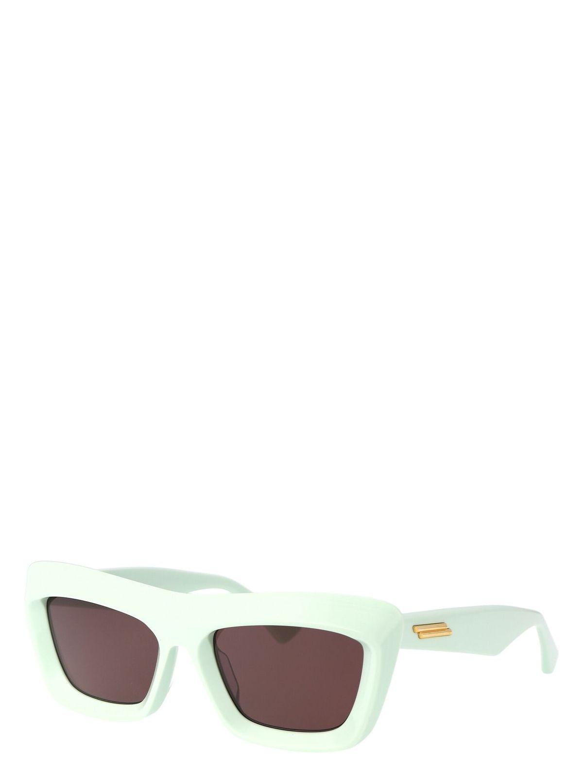 Bottega Veneta Eyewear Bottega Veneta Women's Acetate Green Sunglasses
