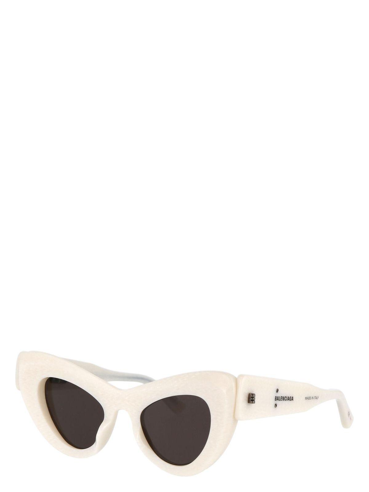 Balenciaga Eyewear Balenciaga Women's White Acetate Sunglasses
