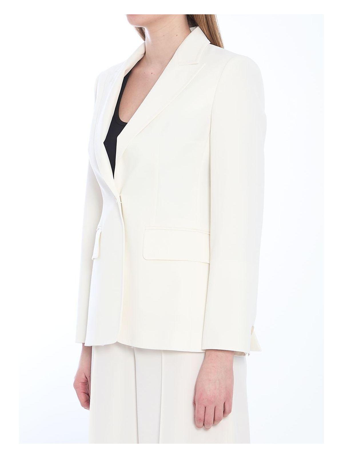 Max Mara Women's Single-Breasted Jacket in White