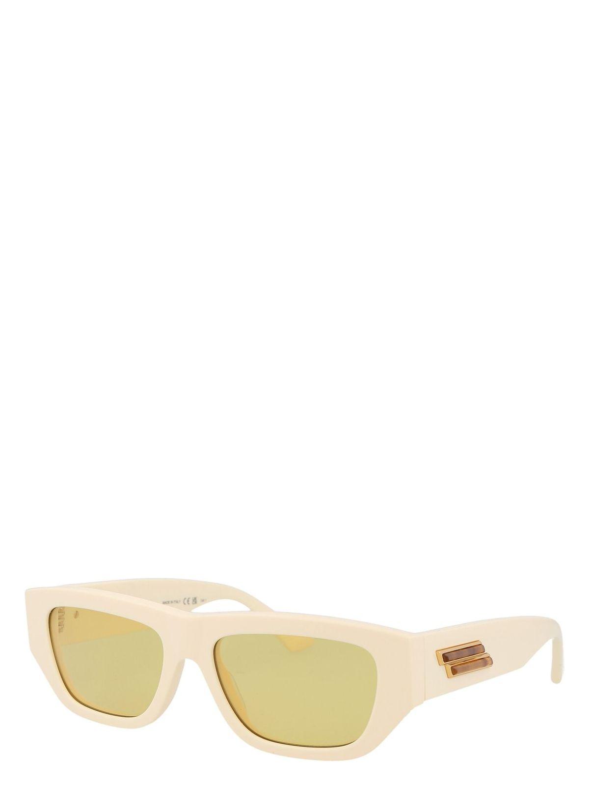 Bottega Veneta Eyewear Bottega Veneta Acetate Ivory Sunglasses