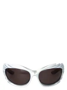 Balenciaga Eyewear Balenciaga Silver Acetate Sunglasses