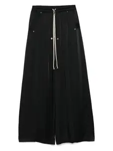 Rick Owens Men's Wide Bela Pants in Black