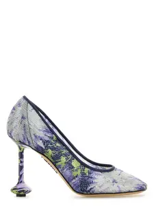 Loewe Embellished Mesh Toy Pumps