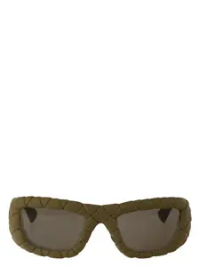 Bottega Veneta Eyewear Bottega Veneta Women's Acetate Green Brown Sunglasses