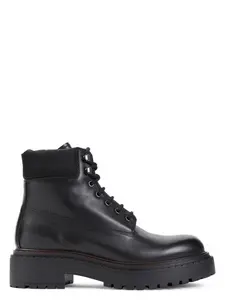 Prada Women's Leather Ankle Boots in Black