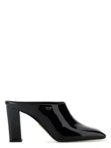 Prada Women's Leather Mules in Black