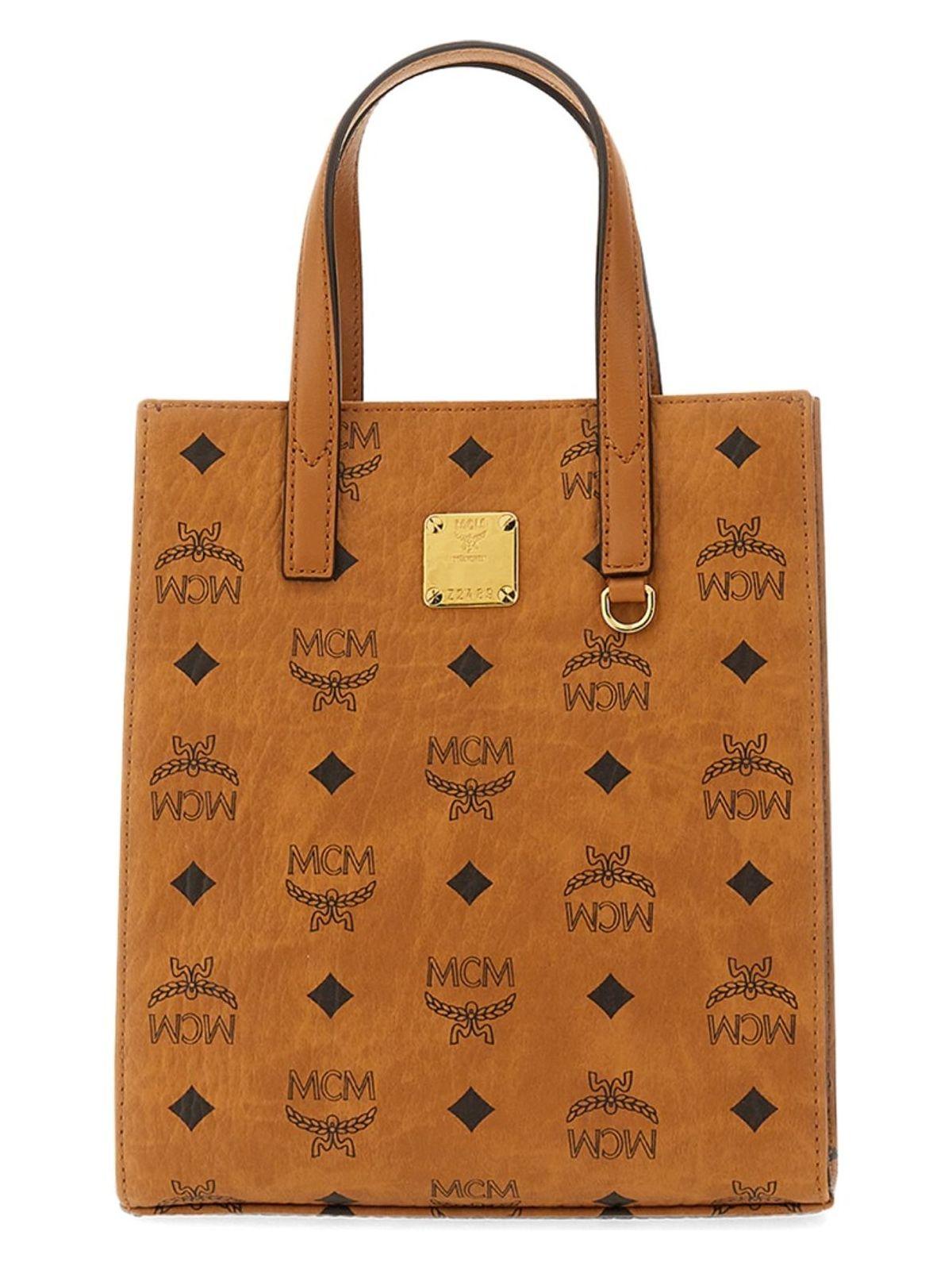 Mcm Canvas Shopping Bag in Printed