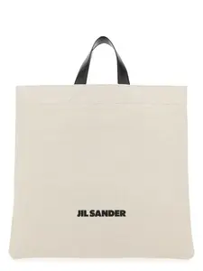 Jil Sander Sand Canvas Shopping Bag