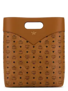 Mcm Women's Canvas Shopping Bag in Printed
