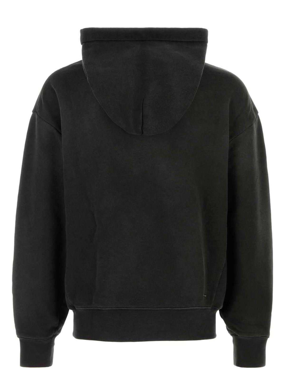 Amiri Slate Cotton Sweatshirt and Vintage Wash Pegasus Hoodie