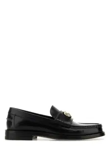 Gucci Women's Leather Loafers and Marmont Gg Loafers in Black
