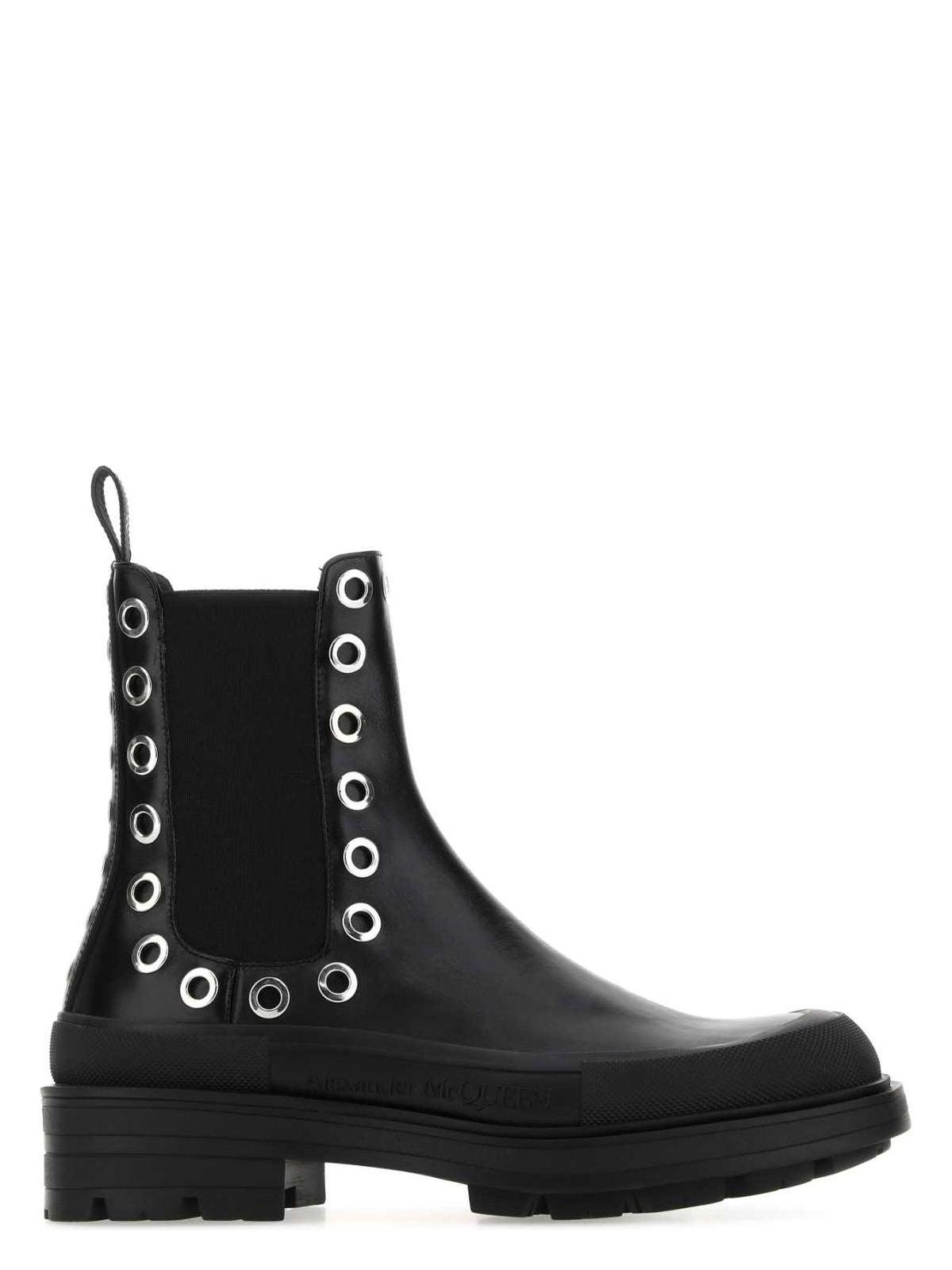 Alexander McQueen Boxcar Ankle Boots