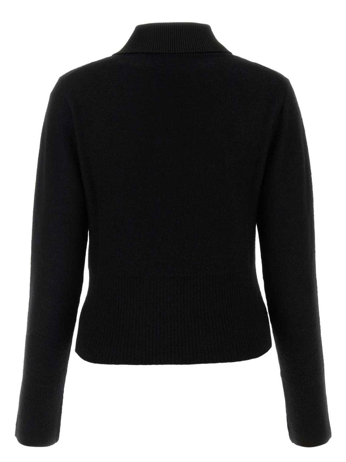 Jil Sander Women's Wool Blend Sweater in Black