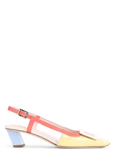 Roger Vivier Women's Belle Vivier Slingback Pumps and Multicolour Patent Leather Slingback Pumps