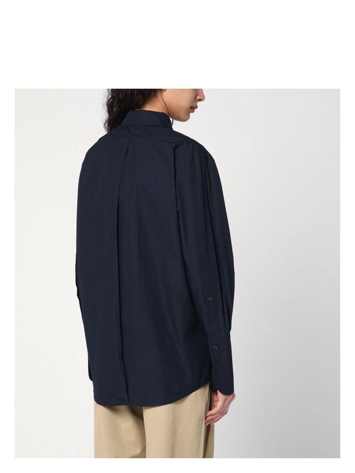 Patou Women's Navy Cotton Shirt