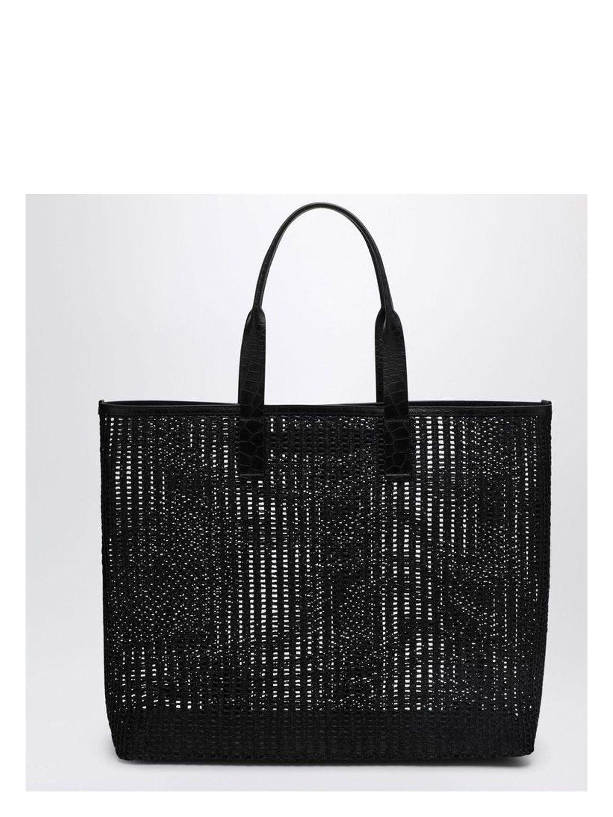 Dolce & Gabbana Mesh Shopping Bag in Black