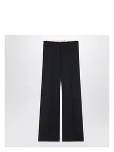 Chloé Chloé Women's Wool Pants in Blue