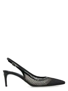 Dolce & Gabbana Women's Mesh Slingback Pumps in Black