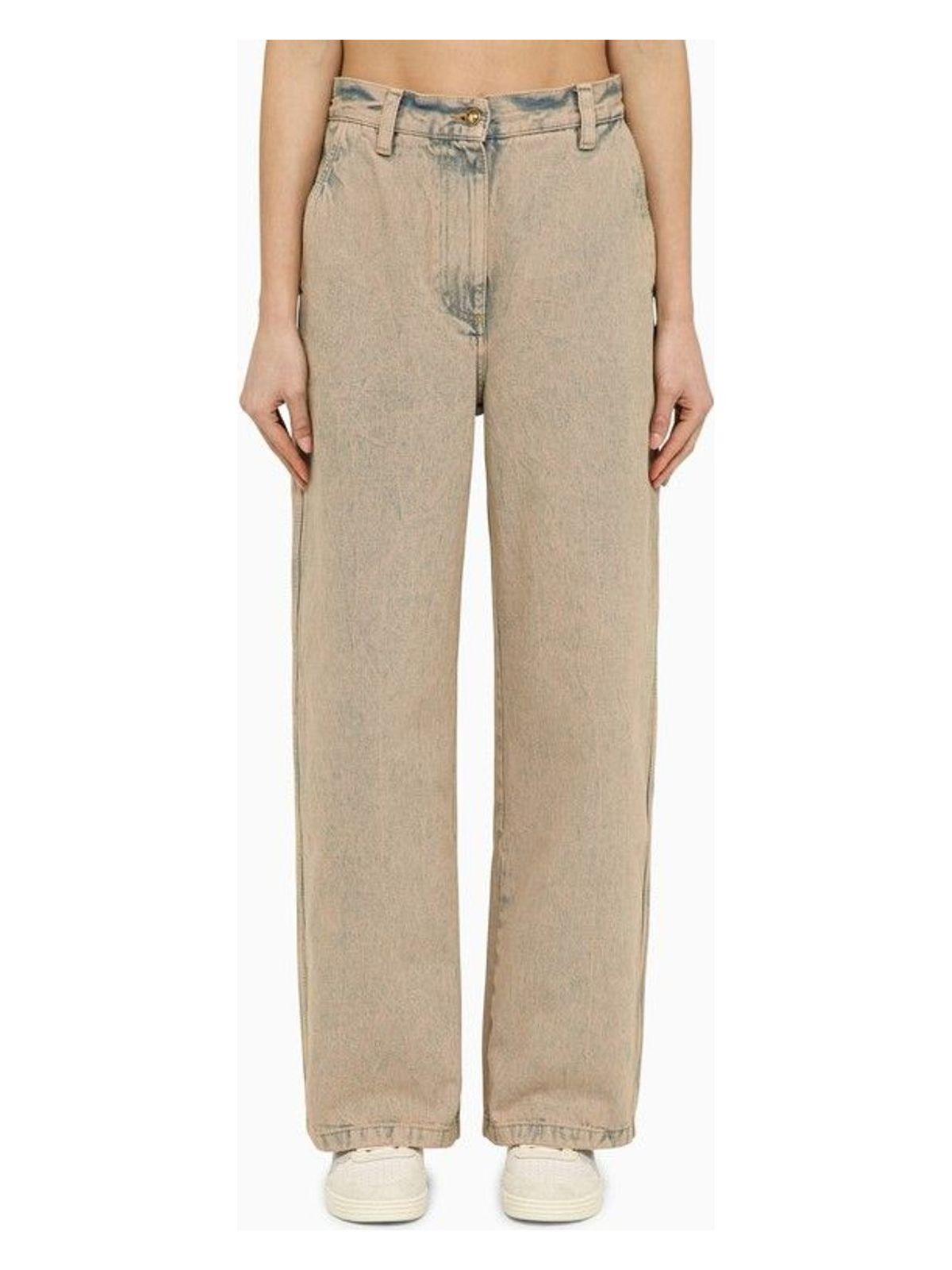 Palm Angels Women's Wide Jeans With Logo