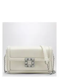 Roger Vivier JEU DE FILLE Leather Clutch Bag